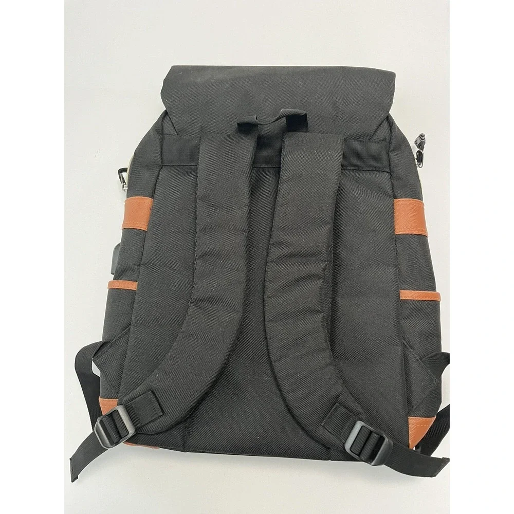 Modoker Fashion‎ USB Charging Port Black Laptop Tablet Bag Backpack